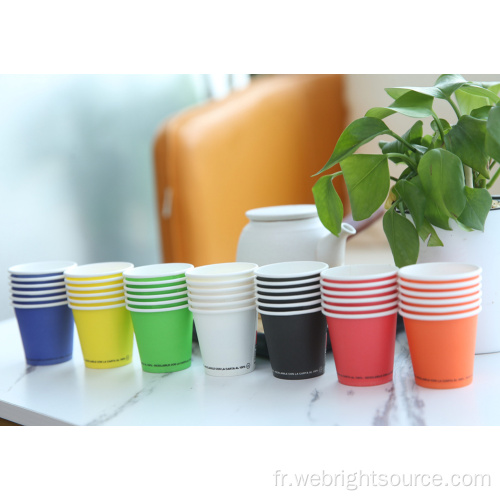 Tasse en papier de 2,5 oz pour boire